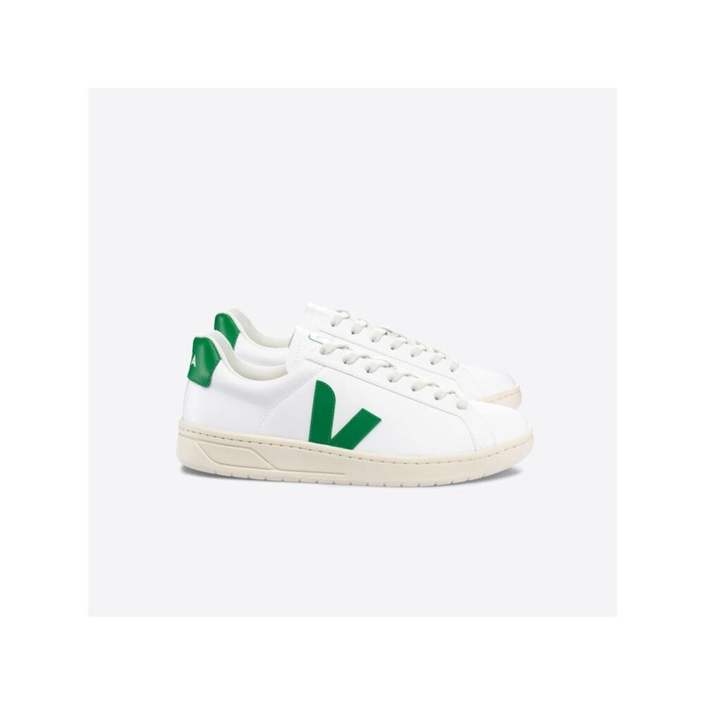 VEJA Mens White Logo Accents Padded Urca Round Toe Platform Sneakers Shoes 11.5 - Picture 3 of 3